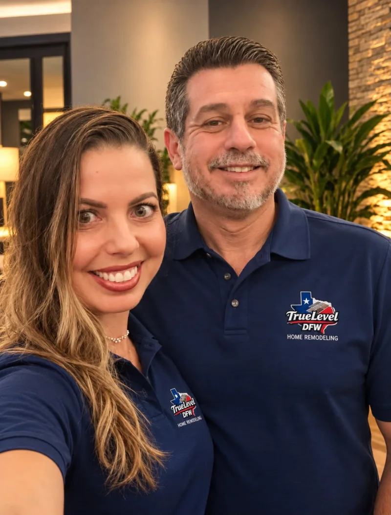 TrueLevel DFW owners wearing company uniforms